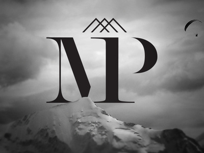 MP monogram logo branding clean design flat highend icon identity lettering logo minimal modern monogram mountain mp mp monogram nv premium serif type vector