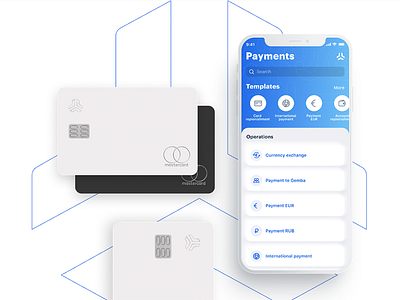 Gemba App blue figma finance ios money app wallet
