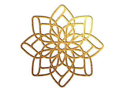 Sun Sity Spa foil stamped gold logo photo print