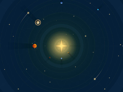 Solar System ai digital earth illustrator orbit planets solar system space star map vector