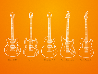 Iconic guitars
