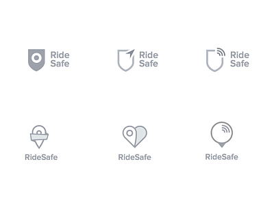 Explorations for an Indian ride safety app brand branding logo logo design logotype