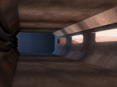 The Mars Solution - base hallway 3dsmax after effects cgi key art vfx