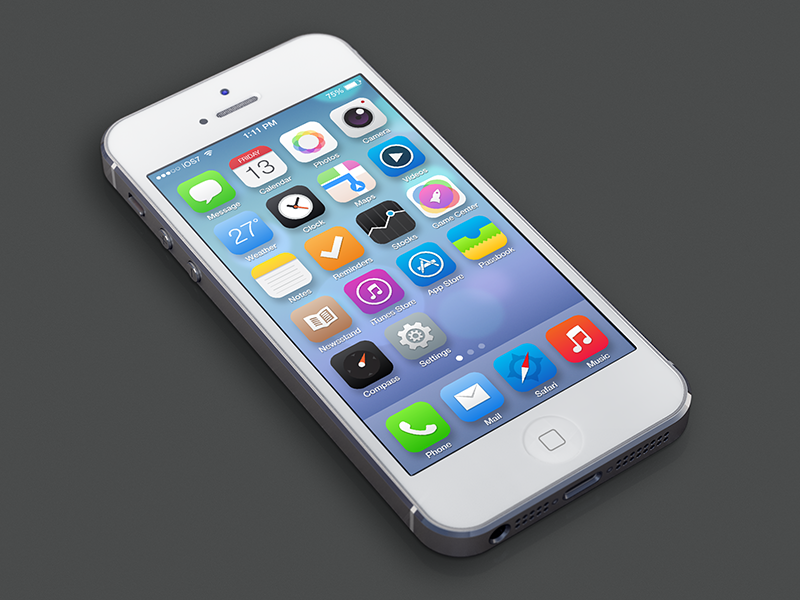 iOS 7 Redesign by Fareast Binsteera on Dribbble
