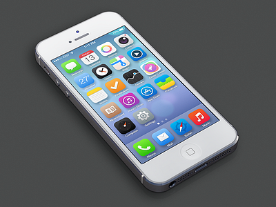iOS 7 Redesign 7 app icon interface ios ios7 iphone redesign ui
