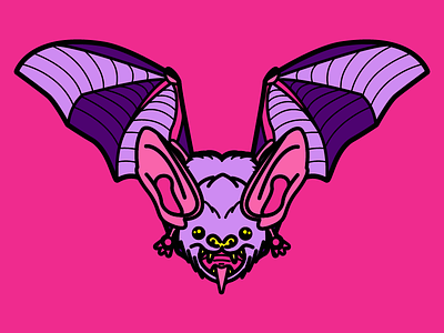 Bat illustration vector