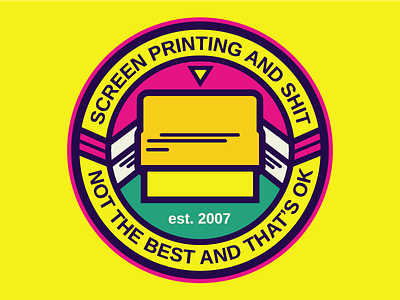 Screenprinting Badge