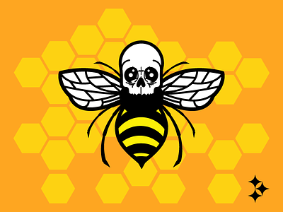 Killer Bees design killerbees steelers sticker
