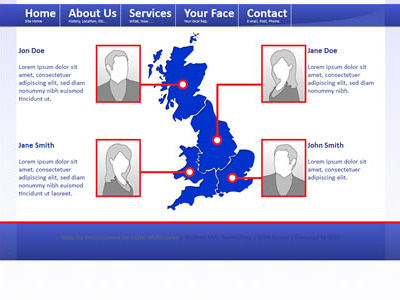 Map blue map navigation red web website white