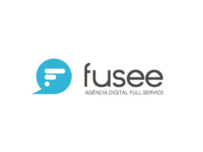 Fusee Logo branding digital f identity logo marketing simple speech bubble