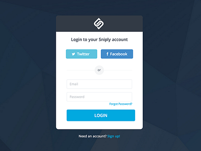 Login Page by Sophia Yip on Dribbble