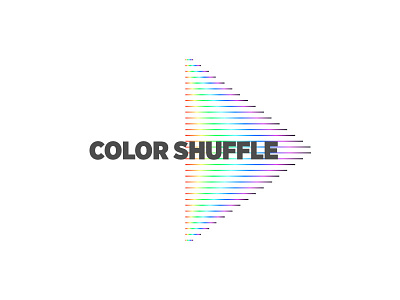 Color Shuffle Logo logo design ui