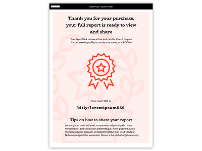 Email Design email payment success