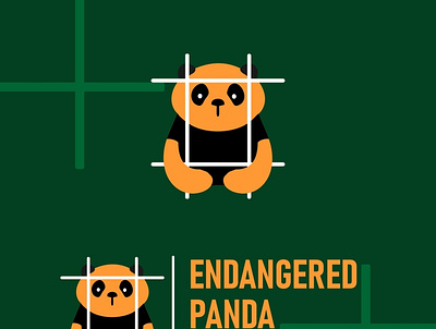 Endangered Panda Conservation (EPC) Logo branding graphic design illustration logo