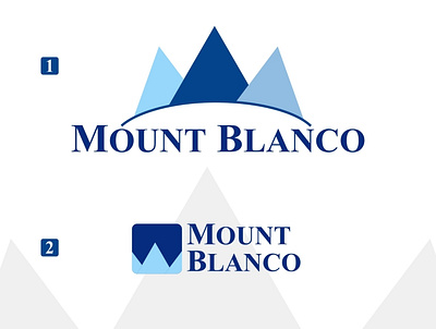 Mount Blanco: A Ski Mountain Identity branding dailylogochallenge design graphic design illustration logo typography