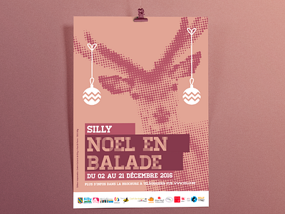 Noël en Balade Silly 2016 advertising brochure poster