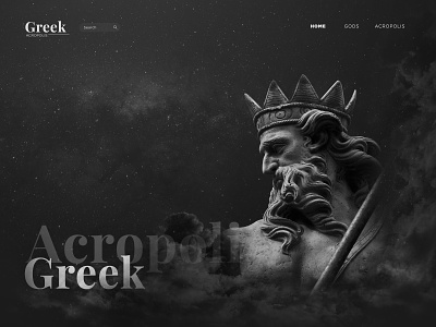 Greek Acropolis branding character design logo minimal ui ux vector web website