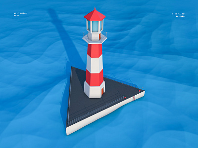 Lighthouse 3d animation 3d art 3d graphic 3d illustration animation app designs game assets game design game ui game ux iconography illustrations infographic software ui ux website