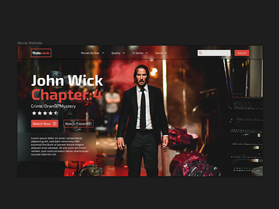 Movie Website Creative creative movie website movie branding movie website ui