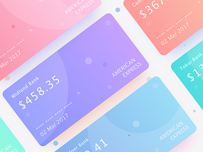 Bank Card android app bank card cards coupon dark gradient promotion ui