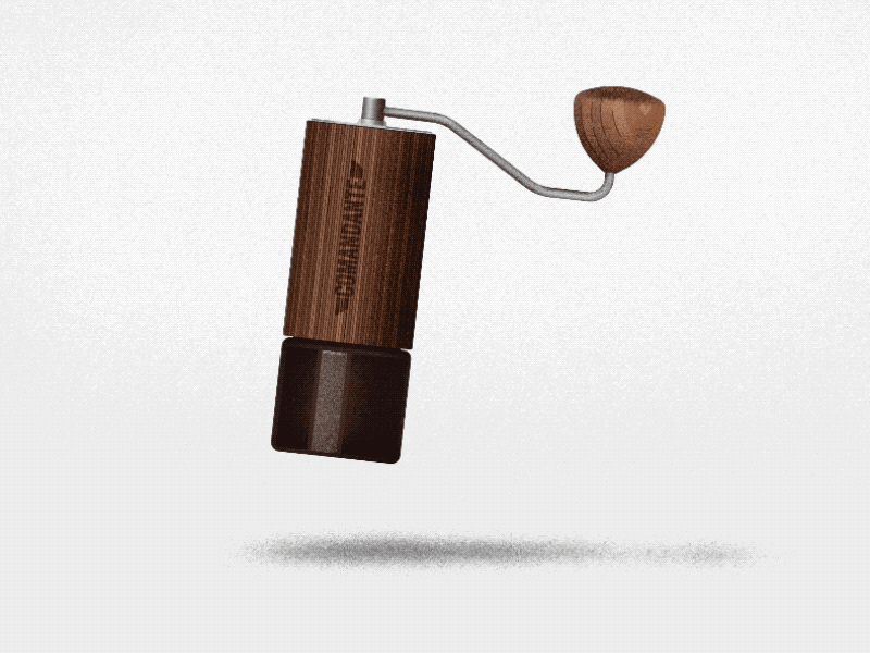 Comandante coffee grinder animation bitmap coffee coffeegrinder crispy grain grainy grinder illustration speaciality coffee vector