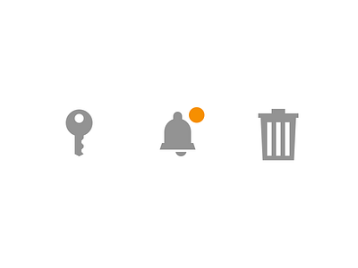 User zone icons