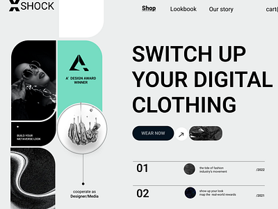 Fashion landing page black and white landing page black and white ui clothing clothing landing page fashion fashion landing page landing page landing pages ui