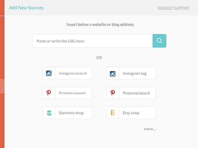 Add sources to Fanchimp dashboard social media sources url