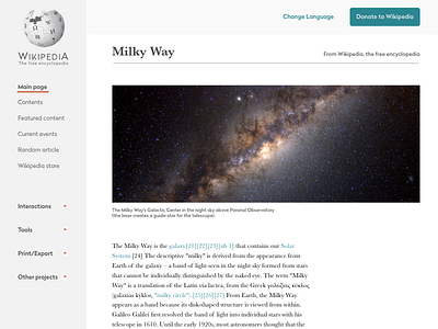 Wikipedia Redesign