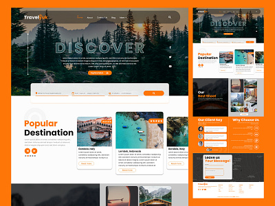 Travel Web Design Project