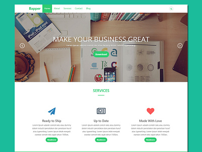 Bapper - Landing Page Design