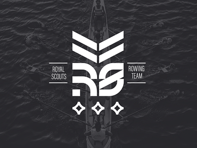 Royal Scout logo branding logo rowing royalscout sport sportlogo