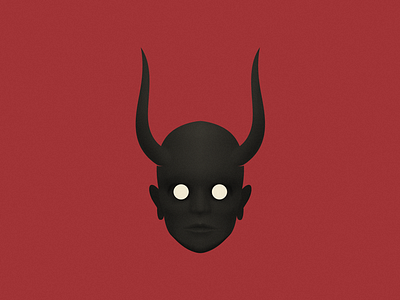 Hell'o Kid. bull chifre dante dark divine hell horn illustration illustrator kid mesh sacred tool vector