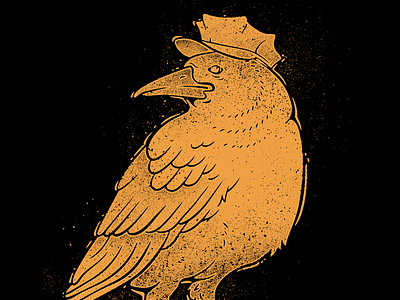 Salazar's Package bird brand clothing clothing line cotton delivery crow dark evil grunge illustration mail crow package vector
