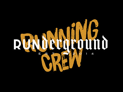 RUNderground. adidas blackletter brushes crew lettering runner running spray são paulo runners