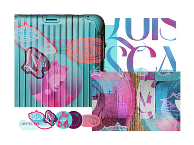 New Visuals for Luisa Viscardi colorfulid illustration logo music rebranding sticker urbansãopaulo
