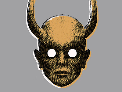 Hell'o Kid 3. daredevil devil engraved experimental handsome devil illustration old print