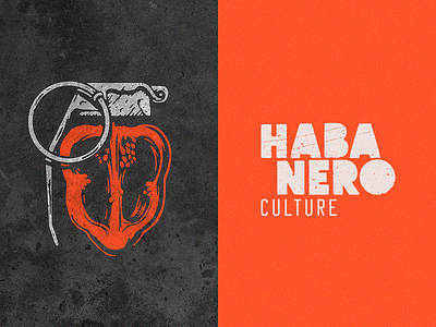 Habanero Griptapes. branding granade griptapes habanero illustration logo pepper skateboard