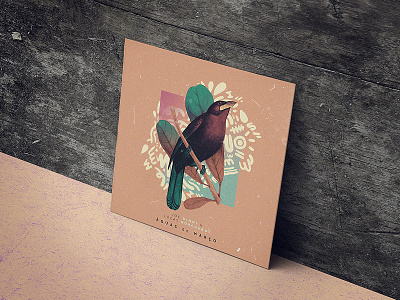 Lucas Borchardt - Águas de Março / Remix album cover bird brazilian music classic experimental house music music remix tribe tropical vinyl