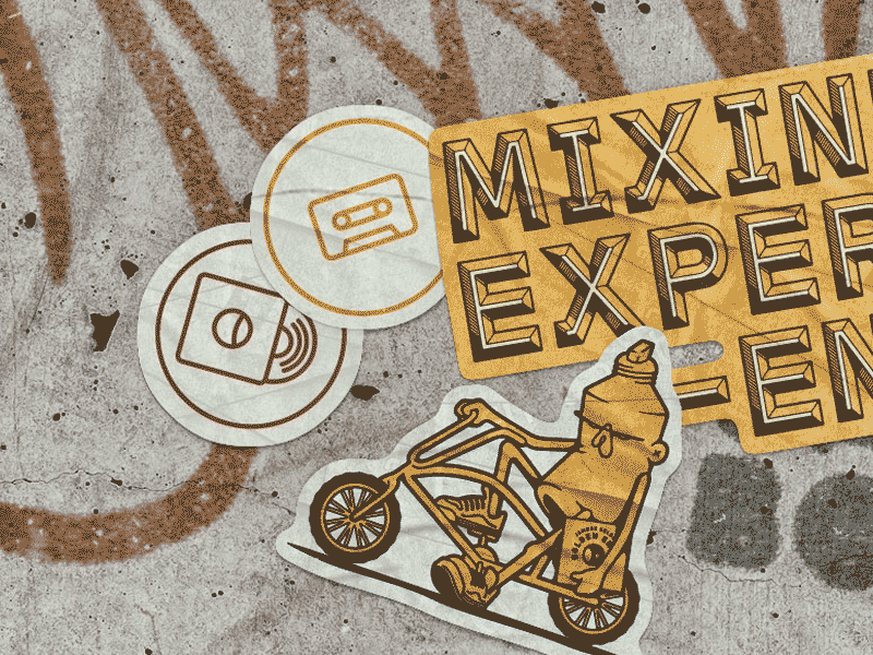 JAMBOX Rebranding. bomb dripper graffiti hip hop lowrider posca recordings sticker street tape urban vinyl