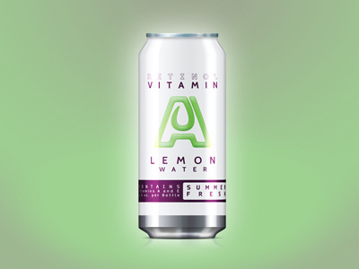 Retinol Vitamin branding logo package packaging retinol. lemon vitamin vitamin a water