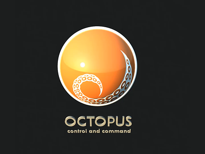 3D logo intro for Octopus app login page 3d animation branding illustration octopus app