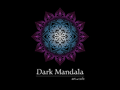 Dark Mandala art branding color design drawing dribbble icon illustration logo typography vector