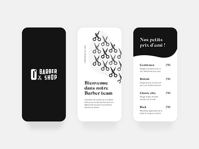 O'Barber Shop app design branding design identity logo logotype product design typography ui ux webdesign