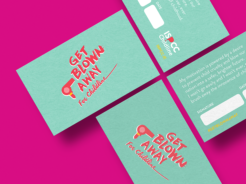 Get Blown Away For Ispcc Childline Branding By Mickey Shu Ting Chan On