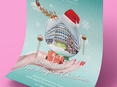 Stephen's Green Shopping Centre Christmas Ad ad advertisement advertising christmas collage poster print design