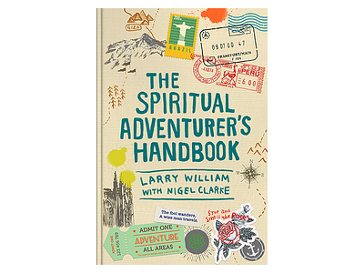 Adventurer's Handbook book book art book cover book cover design fun graphic design hand drawn illustration illustrations journey print design travel