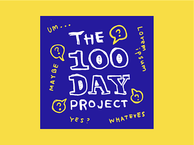 #The100dayProject graphic design illustration the100dayproject