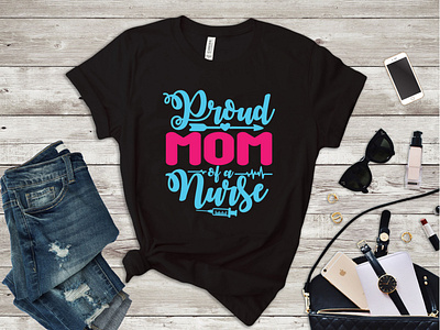 Nurse Typography T-Shirt Design