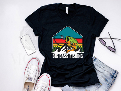 Bass Fishing Shirt Designs designs, themes, templates and